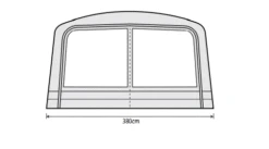 Outdoor Revolution Airedale 6.0s / 6.0se Front Porch Extension -Outdoor Revolution Shop airedale 6s se front porch extension fp 2