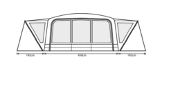 Outdoor Revolution Airedale 9.0DSE Tent (2022) -Outdoor Revolution Shop airedale 9se 2