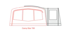 Outdoor Revolution Camp Star Side Porch (500xl, 600, 700) (2022) -Outdoor Revolution Shop campstar side porch floorplan 5 1
