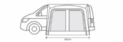 Outdoor Revolution Cayman Cuba Air Low Driveaway Awning (180-210cm) -Outdoor Revolution Shop cayman cuba 3 flr