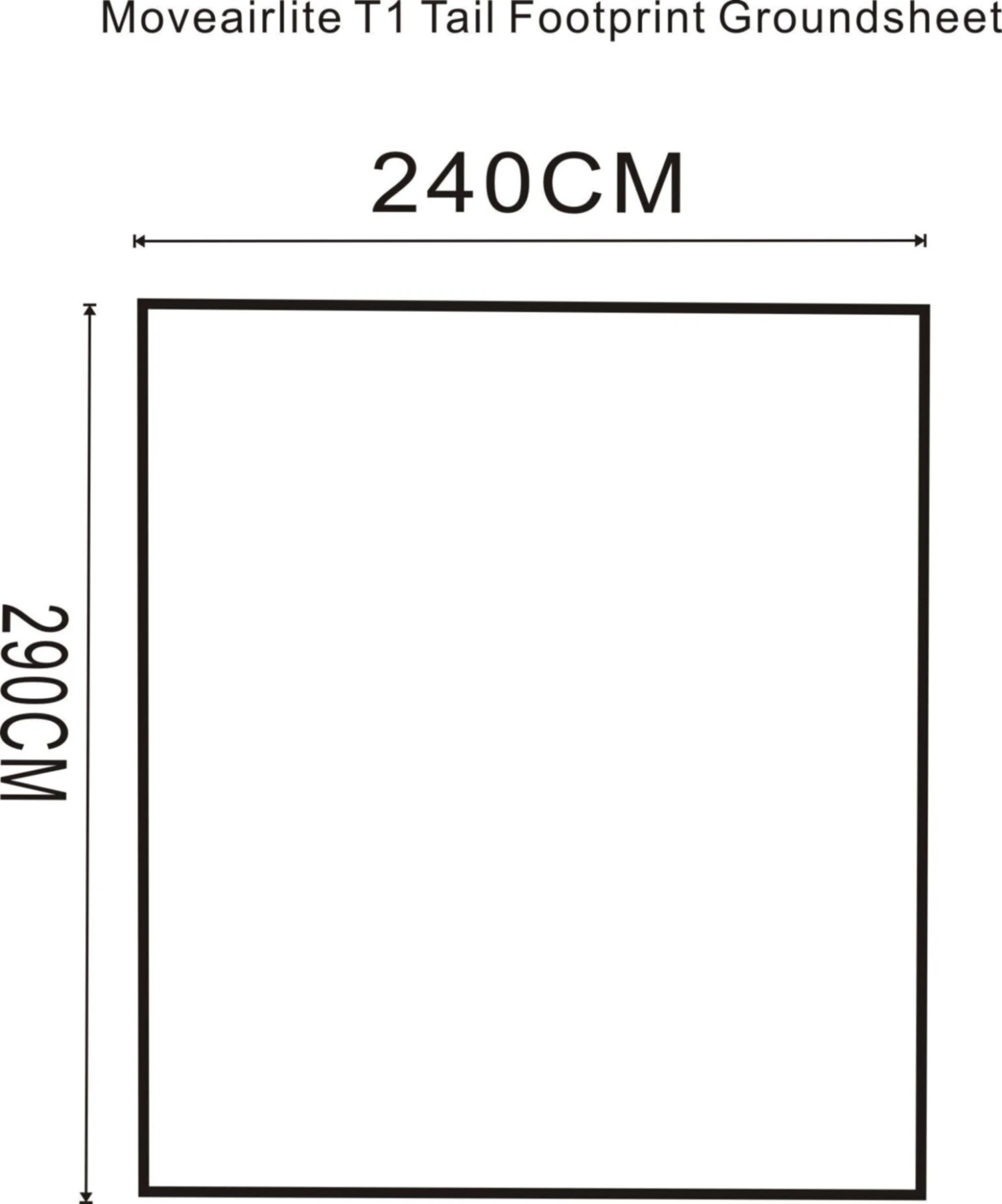 Outdoor Revolution Movelite T1 Tail Footprint 2 Outdoor Revolution Movelite T1 Tail Footprint