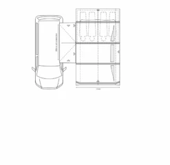 Outdoor Revolution Movelite T4E Midline Awning (220-255cm) -Outdoor Revolution Shop movelite t4e floor1 pe