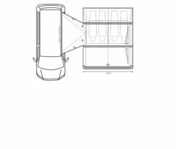 Outdoor Revolution Movelite T3E Mid Awning (220-255cm) -Outdoor Revolution Shop t3e floor 2